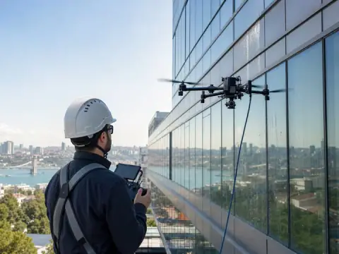 Drone ile Dış Cephe Temizliği