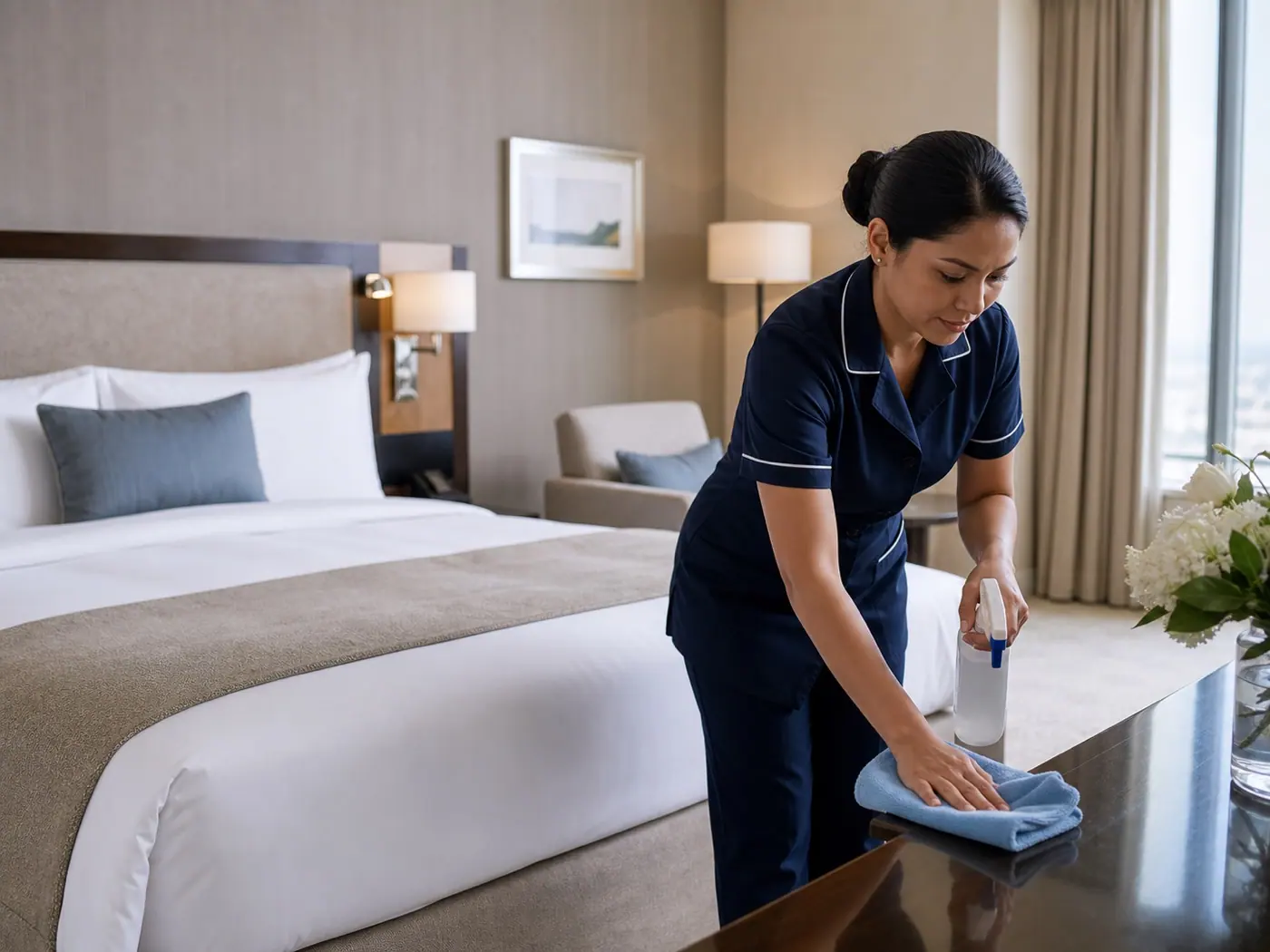 Otel Temizliği hizmeti için profesyonel uygulama alanı