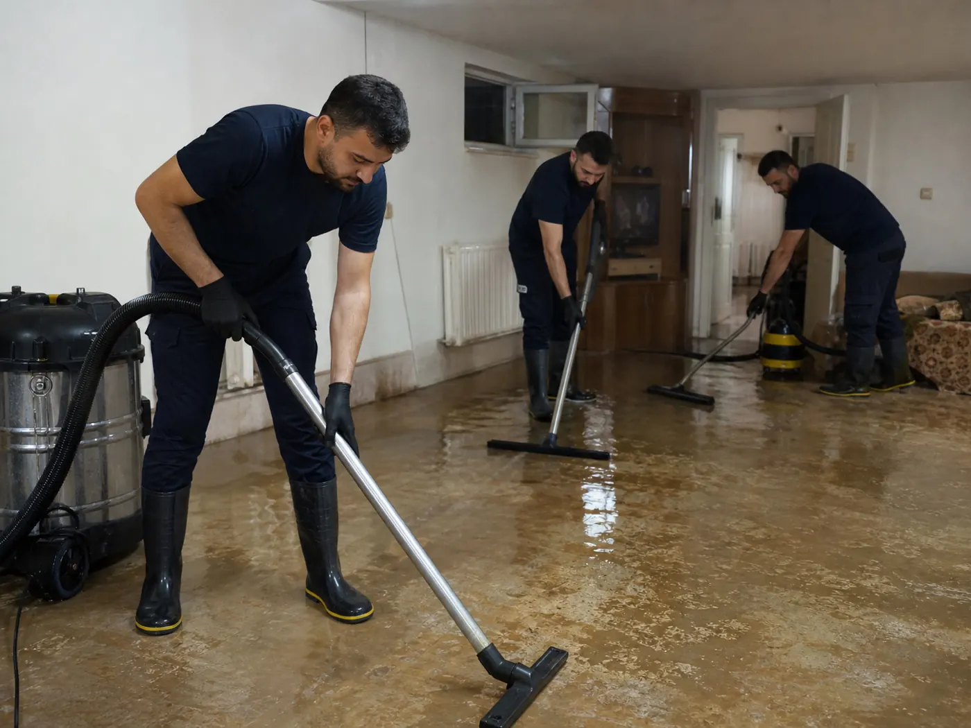 Su Baskını Sonrası Temizlik hizmeti için profesyonel uygulama alanı